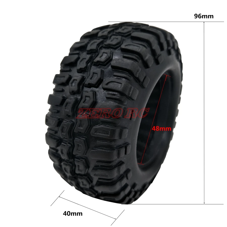RC 1/10 Scale грузовик 1 9 &quotшины гусеничный Рок 96 мм шина с пеной для 1:10 RC4WD D90 D110 SCX10 CC01 TF2