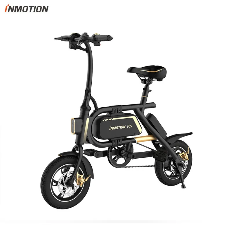 Складной велосипед Inmotion P2F, 36 В, литий-ионный аккумулятор, 350 Вт, 30 км/ч, 12 дюймов, мини-велосипед, электрический велосипед, CE RoHS FCC