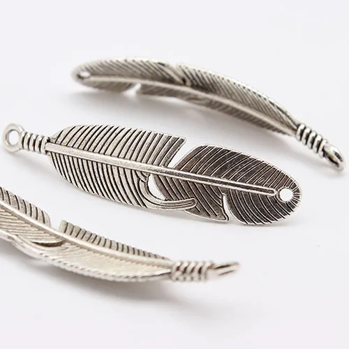 LINSOIR 10 шт./лот 11*45 мм Подвески ручной работы из перьев Новая мода