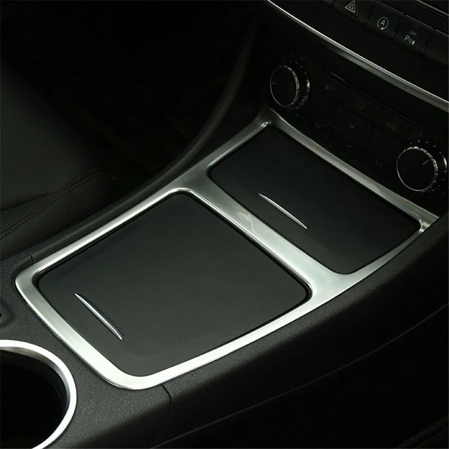 Хромированные аксессуары для интерьера центральная консоль панель Mercedes Benz CLA GLA A