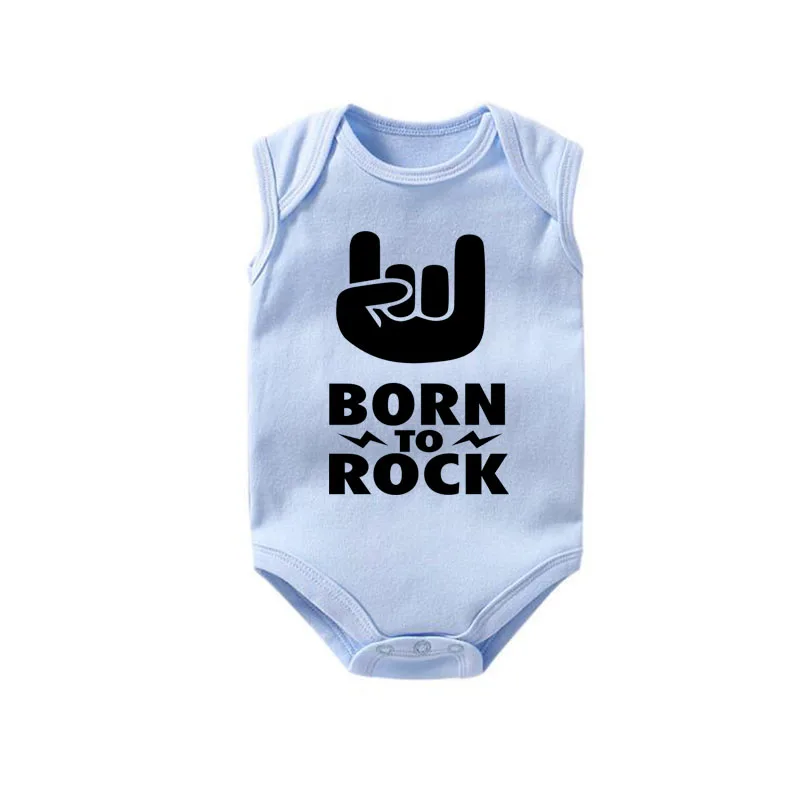 borntorock blue Боди для малышей «Born to Rock», хлопковая крутая одежда для малышей, подарок для малышей, альтернатива для малышей, рок-звезда, 0-12 месяцев - Цвет: borntorock blue