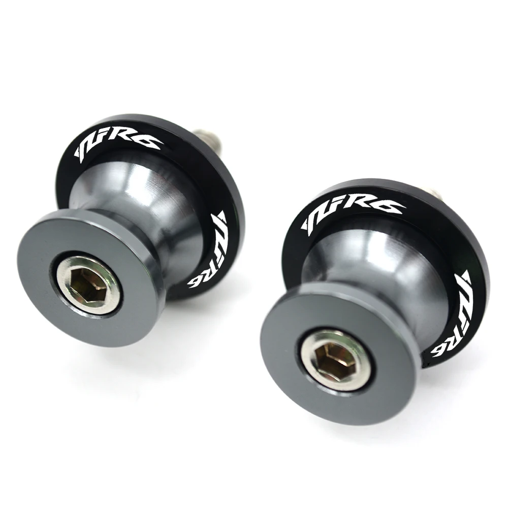 6mm gray YZF R6 M6 аксессуары для мотоциклов маятник Катушки слайдер стенда винты для yamaha YZF R6 1999 2000 2001 2002 2003 2004 2005 2007 - Цвет: 6mm gray YZF R6
