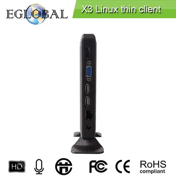 Eglobal безвентиляторный мини-пк облако компьютер Linux пк WiFi RDP рабочая станция офис