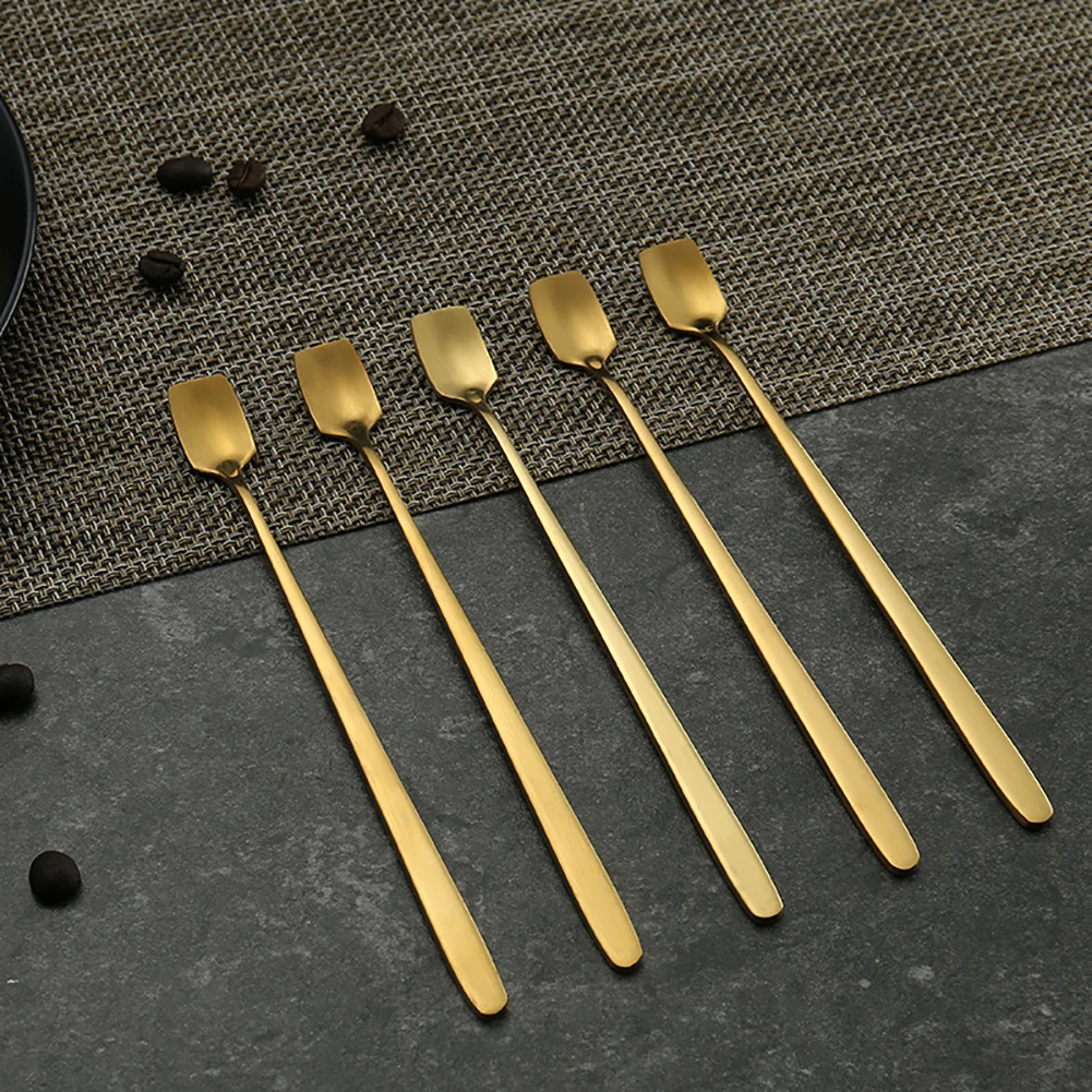 15/17cm Kitchen Spoon Stainless Steel Teaspoons Medicine Ice Cream Dessert Tea Coffee Dinner Cutlery Accessories | Дом и сад