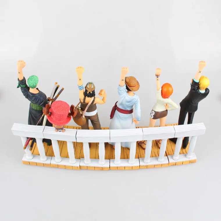 Аниме одна штука 6 шт./компл. драматическая витрина 1-й сезон Луффи Зоро Нами Usopp