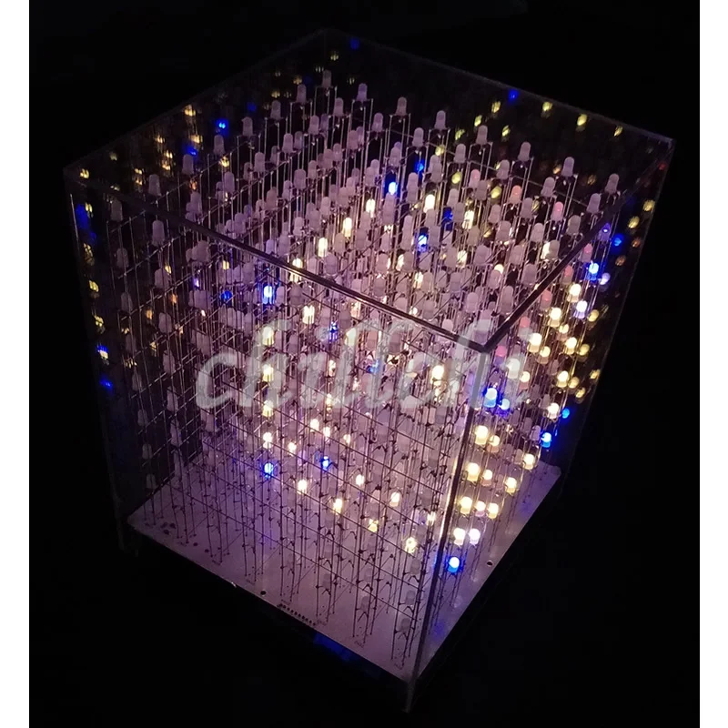 3D 888 полноцветный куб готовый RGB Цветной световой 16 миллионов цветов комплект