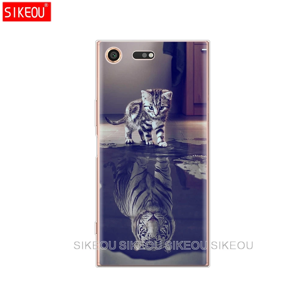 Силиконовый мягкий прозрачный ТПУ чехол для Sony Xperia XZ2 Compact XZ1 /XZ1 Compact/XZ Premium чехлы |