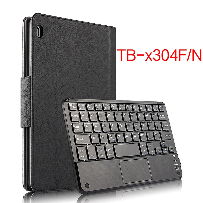 Чехол подставка из искусственной кожи для Lenovo TAB 4 10 TB X304F X304N 1 + Съемная Bluetooth