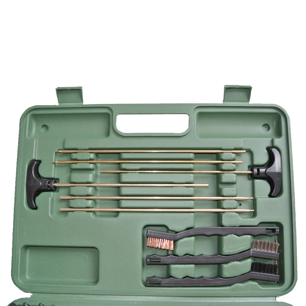 Green World 62pcs/lot Hunting Universal Gun Cleaning Kit for Rifle Pistol Shotgun | Спорт и развлечения