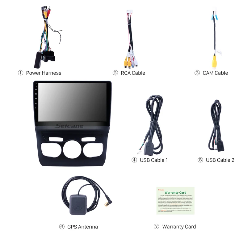 Seicane 10," 2din Android 8,1 gps Navi Автомагнитола для 2013 Citroen C4 головное устройство плеер Поддержка DVR камера заднего вида
