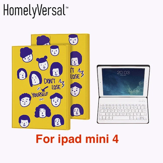 Беспроводной Bluetooth Tablet крышка для iPad 9,7 чехол Крышка Портативный планшетный чехол для iPad Pro11/10,5/air// Ipad чехол - Цвет: For ipad mini 4