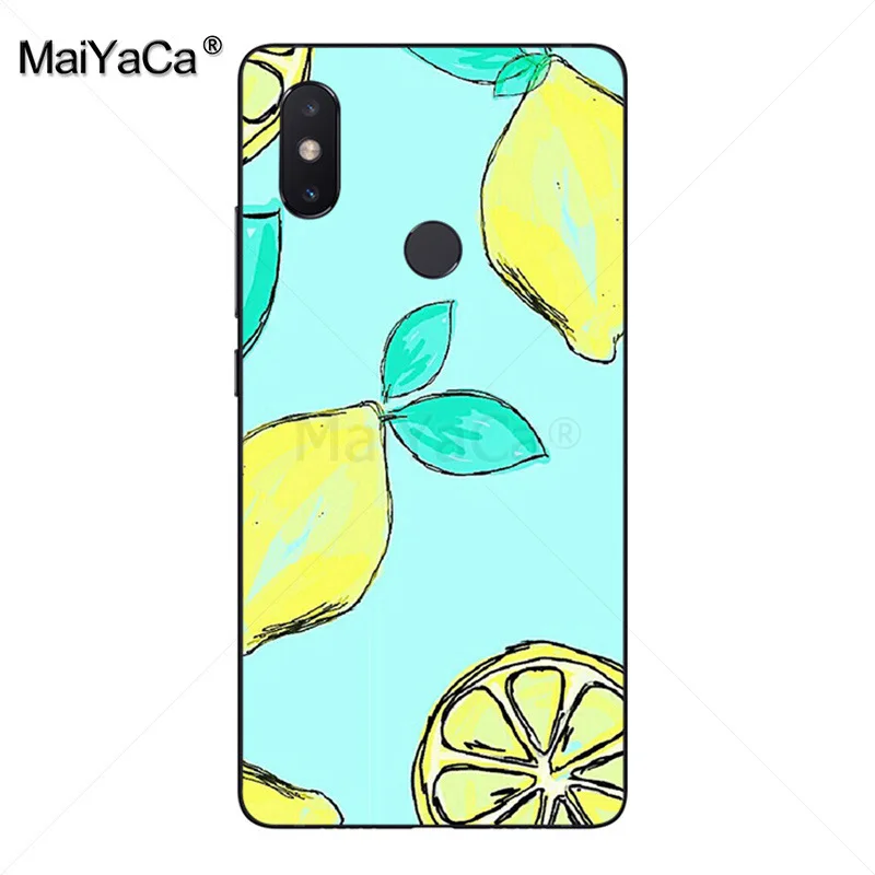 Роскошный чехол MaiYaCa lemon fruit для телефона xiaomi mi 8 se 6 note2 note3 redmi 5 plus note4 | Мобильные
