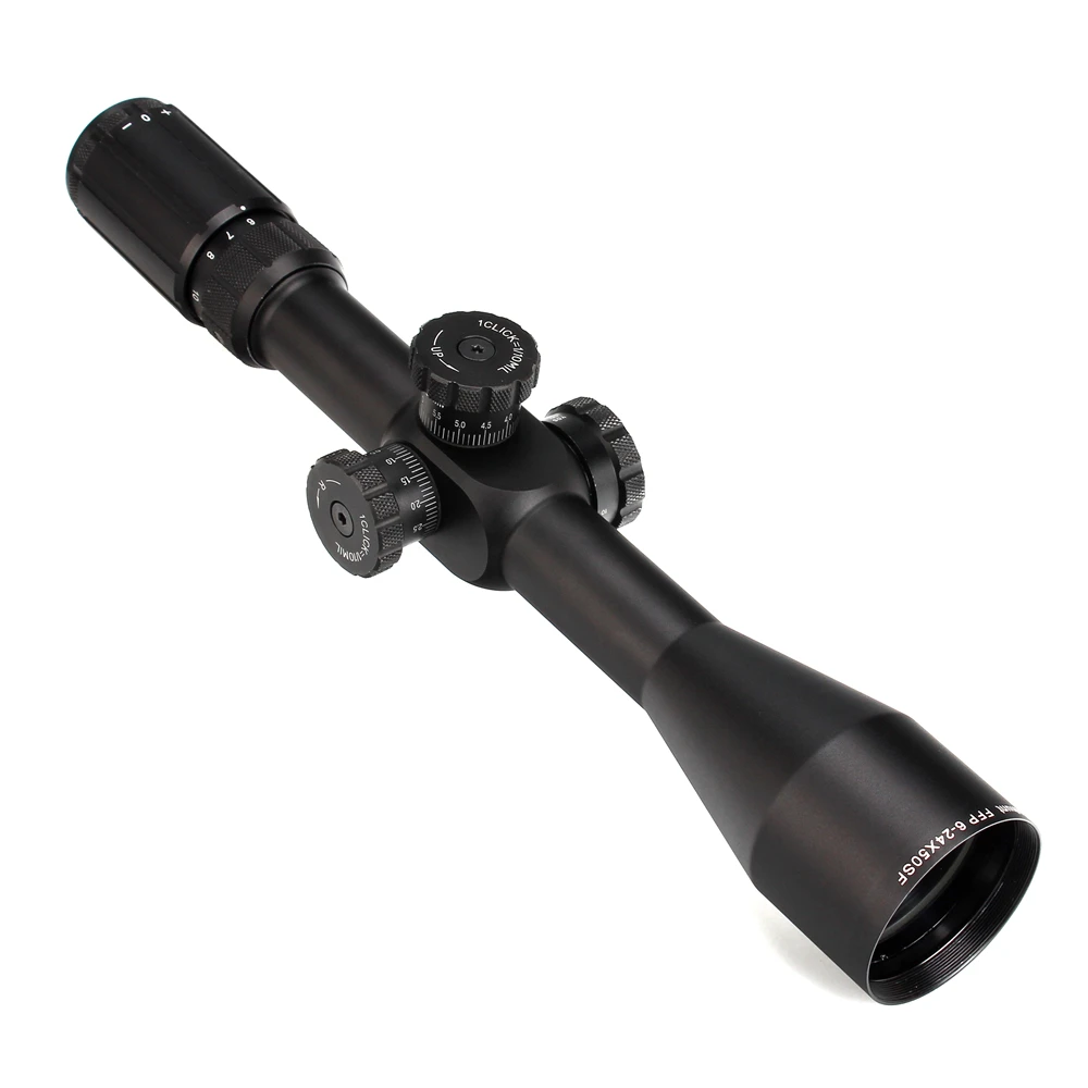 Охота ohhunt FFP 6 24X50 SF первый фокальный самолет область боковой Параллакс Стекло
