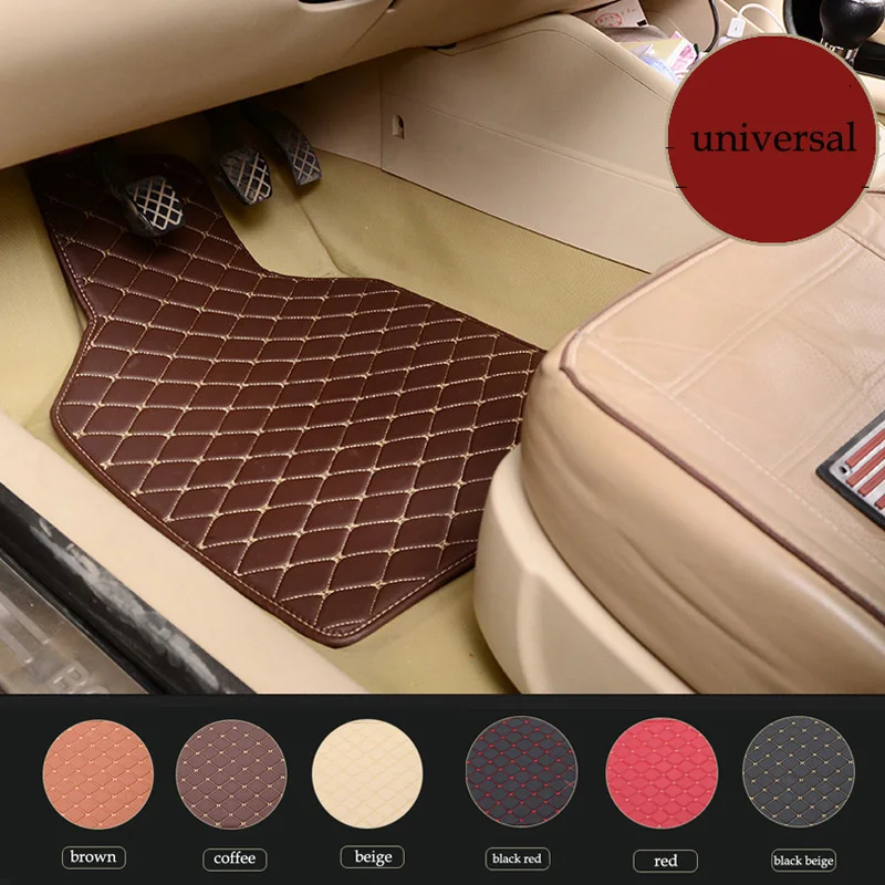 Универсальный автомобильный напольный коврик из ПУ кожи для LEXUS серии CT ES IS GS GX LS LX