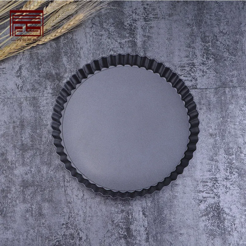 1 шт. круглая антипригарная сковорода из углеродистой стали с покрытием FDA для