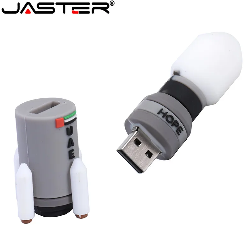JASTER новейший мультфильм Мини ракета USB2.0 ручка привод 4 ГБ 8 ГБ 16 ГБ 32 ГБ 64 ГБ U диск свадебный подарок