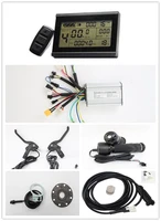 ebike silver controller 36v 500 48v750w lcd display pas throttles brake speed kit kits for electric bicycle bike