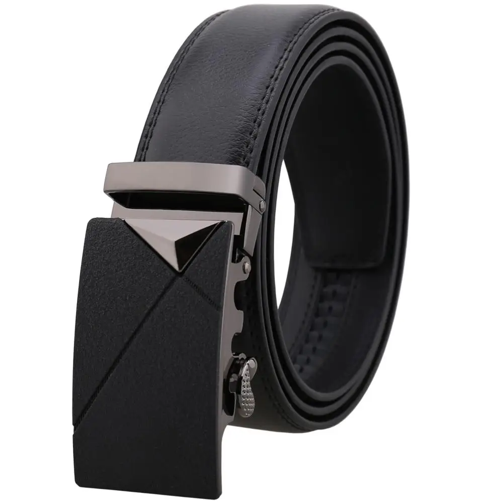 Black CETIRI 10 стиль черный коричневый 3,5 см Топ бренд для мужчин из натуральной воловьей кожи Пряжка Автоматическая Большая Натуральная Кожа Роскошные дизайнерские ремни - Цвет: Black