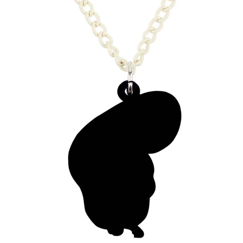 WEVENI акриловая Милая Золотая подвеска в виде звеньев женская бижутерия украшения