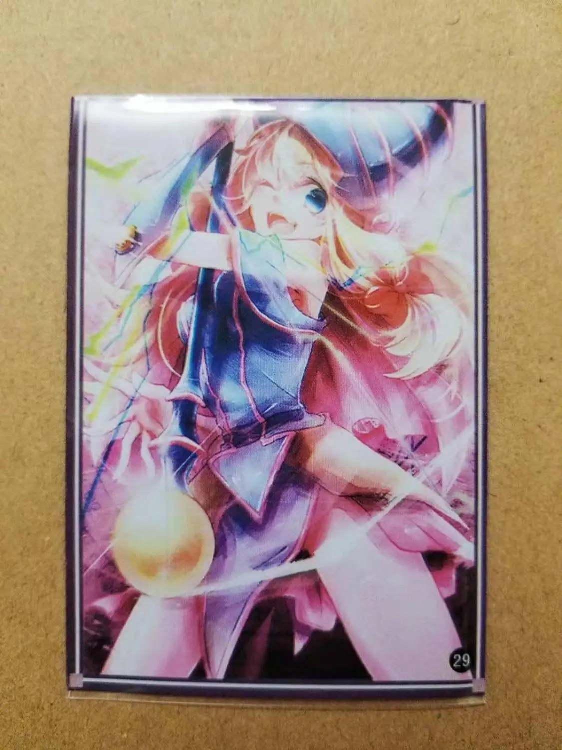 num 29 50 шт./лот аниме Yu-Gi-Oh! Темный маг Девушка доска Yugioh игры карты рукава карты Барьер карты протектор игрушка подарок - Цвет: num 29