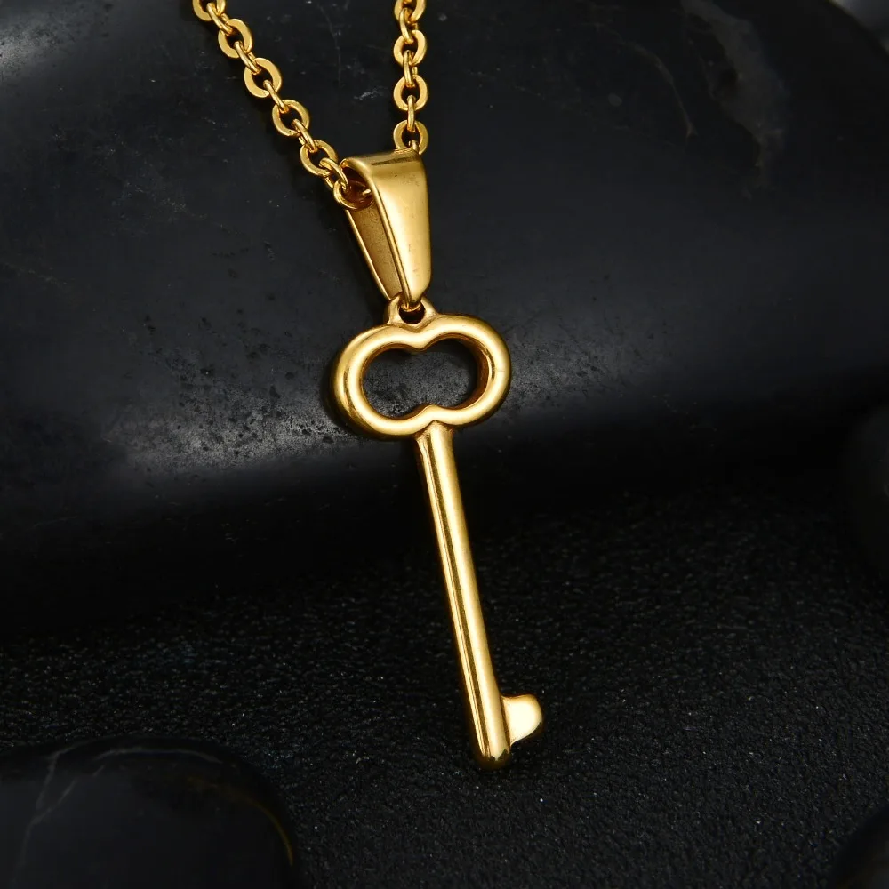 Новинка роскошное ожерелье из нержавеющей стали с аниме атакой на стяжку золотая