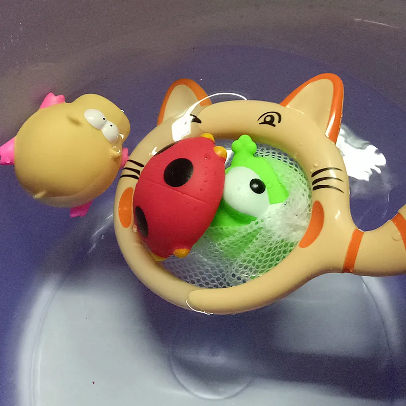 1 Набор рыболовных игрушек сетевая сумка для захвата утки пчелы и рыбы детские