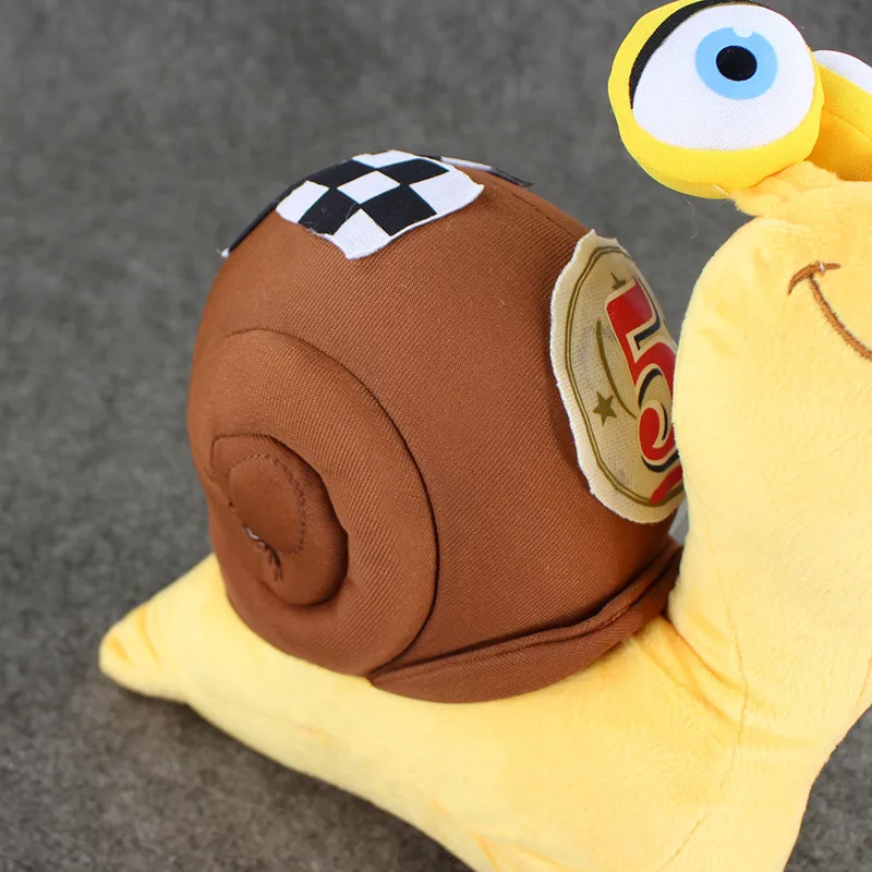 22-30 см 6 стилей американский фильм 3D CuteTurbo плюшевые игрушки животные скорость Улитка Мягкие плюшевые куклы Дети Лучшие подарки на день рождения
