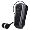 grey Fineblue F910 Мини Портативный беспроводной Bluetooth наушники гарнитура в ухо Вибрационный оповещение износ клип наушник Hands-Free для телефона - Цвет: grey