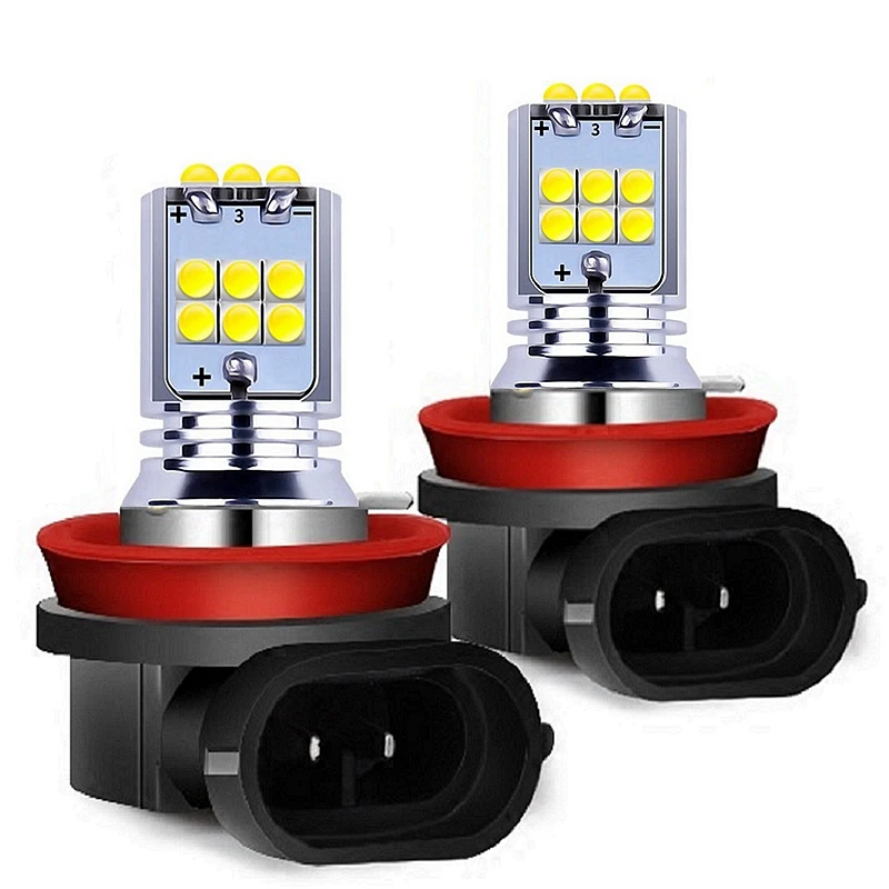 2 шт. H8 H11 H10 H16 PSX24W 9006 HB4 9005 HB3 PY24W P13W 1800LM CREE чип светодиодный лампы автомобиля анти-туман светильник Авто дневные ходовые огни лампы белого и желтого цвета