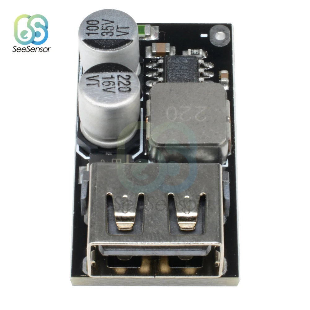 QC3.0 QC2.0 DC-DC понижающий преобразователь USB зарядный модуль 6-32 в 9 12 В 24 для быстрой