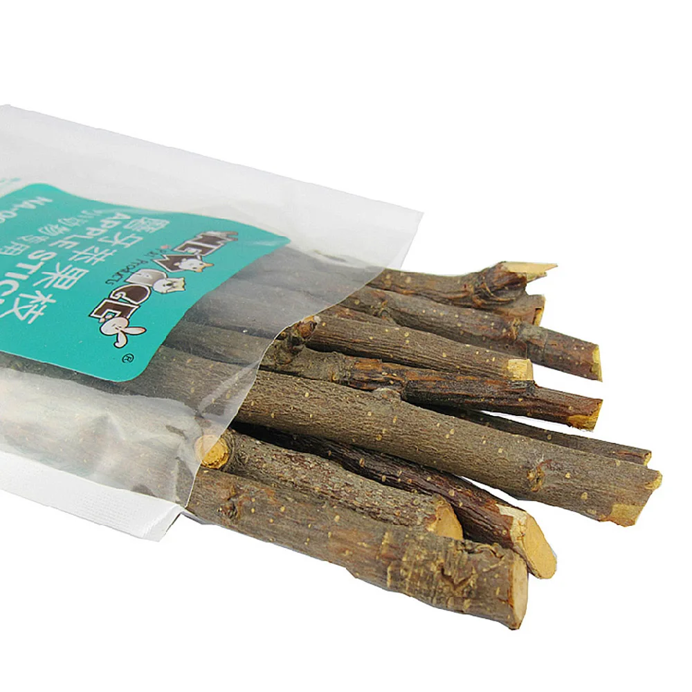 Хомяки яблоко снэки палочки для домашних животных молярная ветка шиншиллы