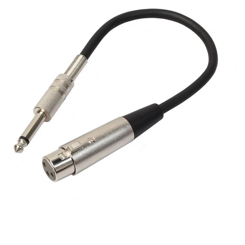 Два ядра 6 35 мм Штекерный-3Pin XLR Штекерный/гнездовой аудиокабель сбалансированный