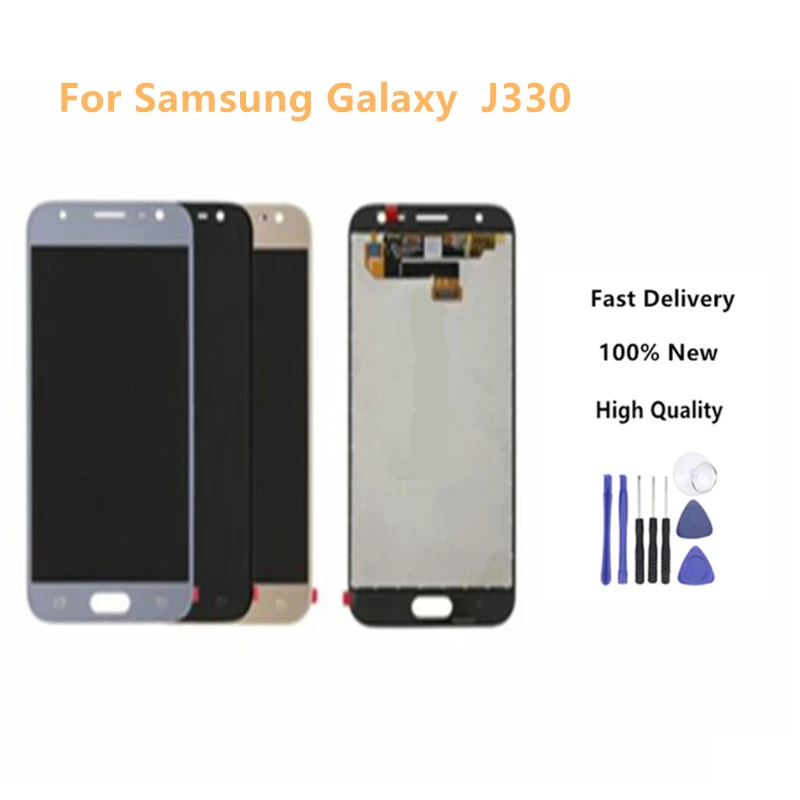 100% Оригинальные LCDS для Samsung Galaxy J3 2017 J330 ЖК-дисплей сенсорный экран дигитайзер