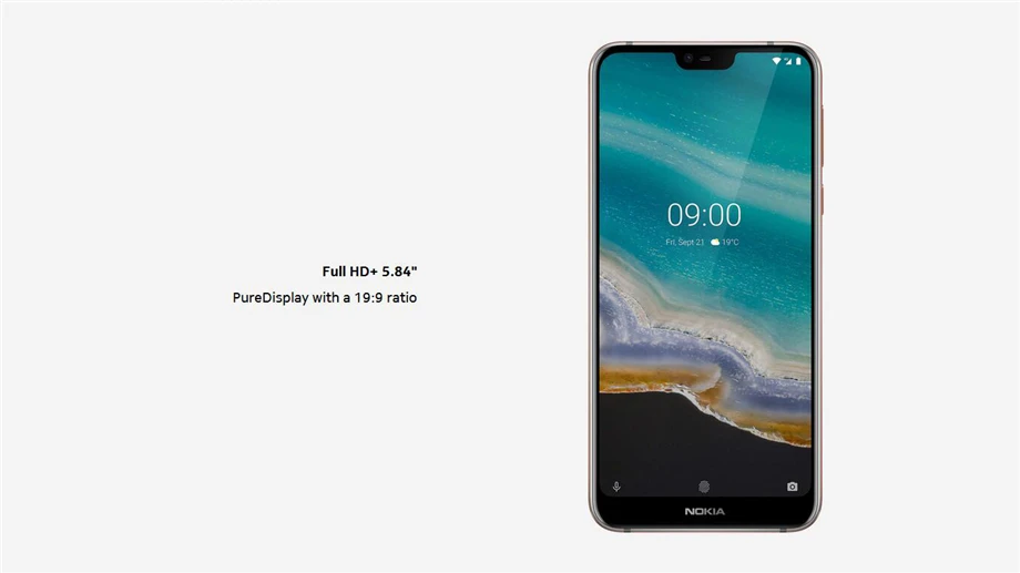 Nokia 7,1,, Android, мобильный телефон, четыре ядра, 4G LTE, 5,84 '', 4 Гб ram, 64 ГБ rom, две sim-карты, две тыловые камеры, отпечаток пальца, NFC
