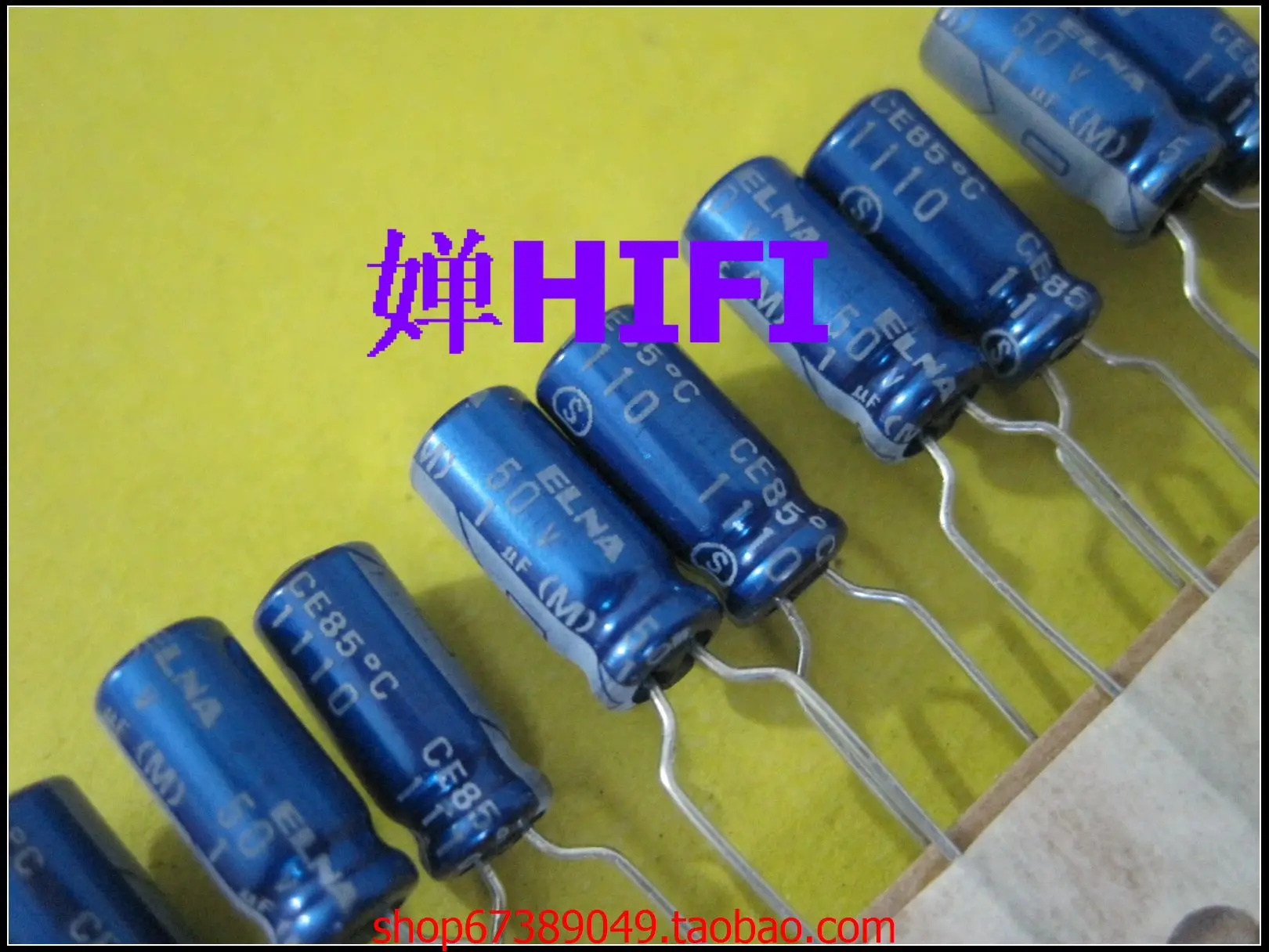 2020 hot sale 20PCS/50PCS ELNA original RE3 blue-robed  electrolytic capacitor 50v1uf 5x11 free shipping