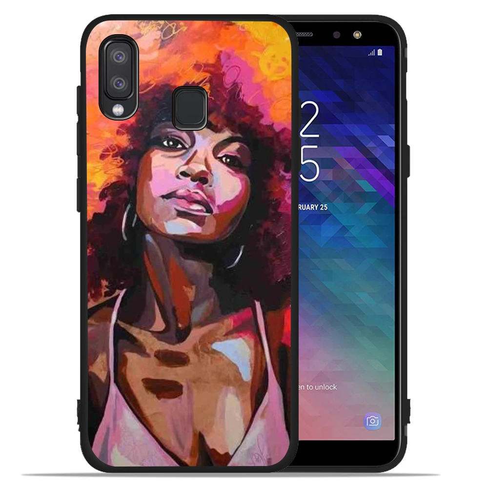 06 Мягкий силиконовый чехол для samsung Galaxy A50, чехол для девочек в африканском стиле, чехол для samsung A10 A20 A30 A40 A70 M10 M20, чехол, Etui - Цвет: 06
