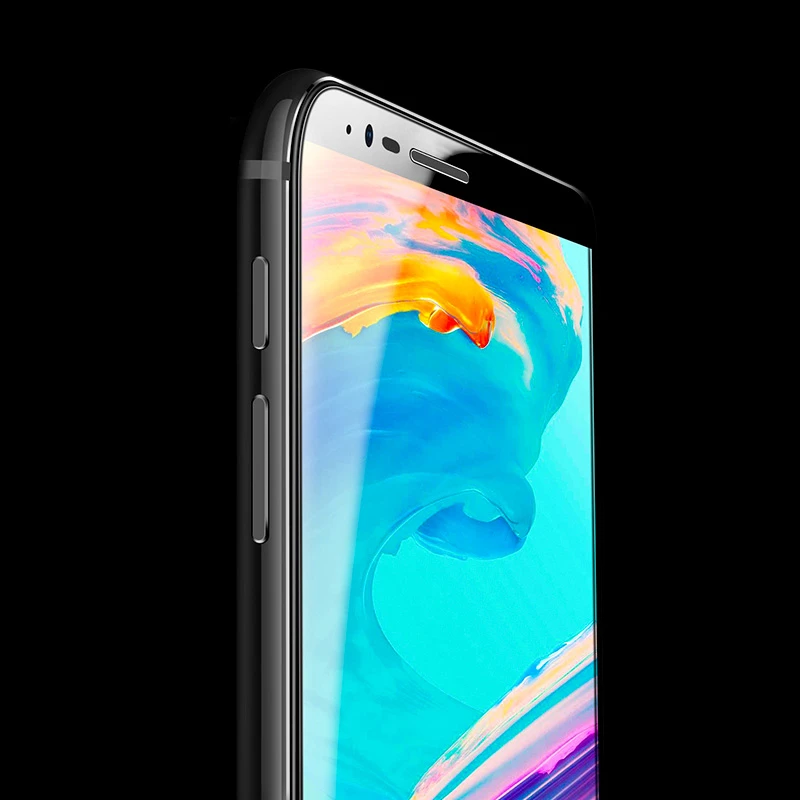 5D изогнутое закаленное стекло для OnePlus 5T 4D полное покрытие клея протектор экрана
