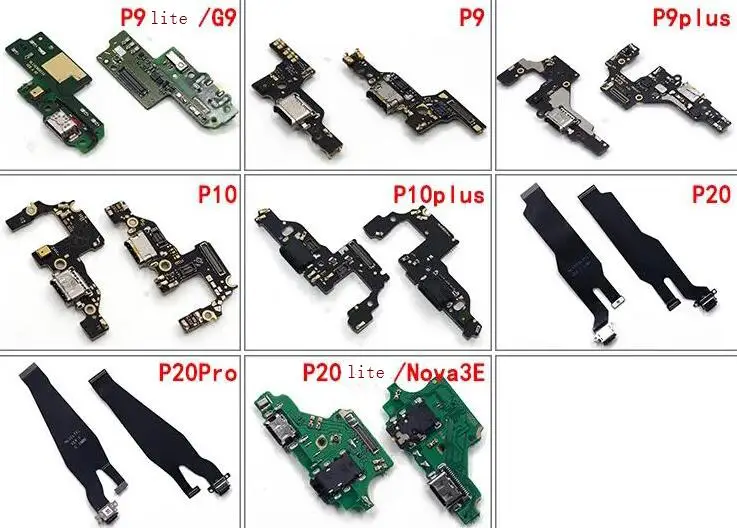 usb зарядный порт гибкий кабель для huawei P9 Lite G9 Lite/P9 P9 Plus P10 Plus P20 Pro P20 Lite док-разъем зарядное устройство