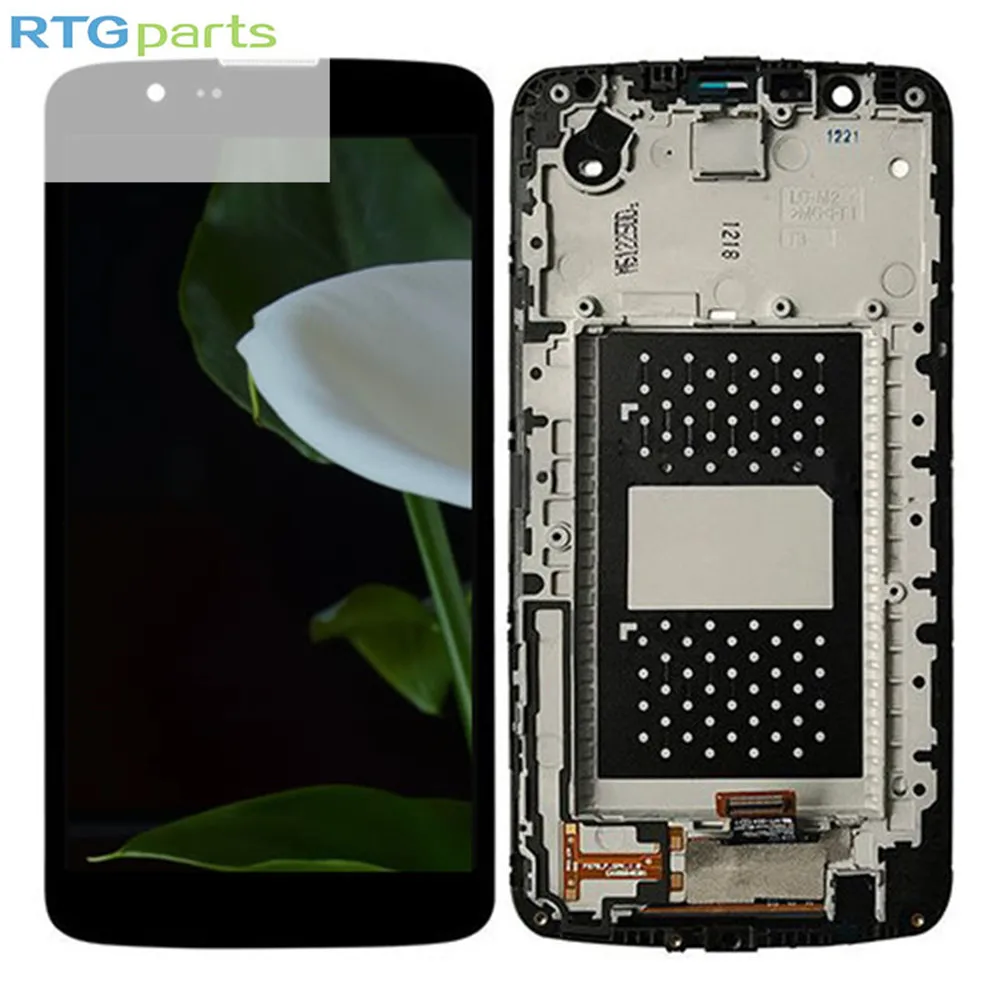 RTGparts LCD кодирующий преобразователь сенсорного экрана в сборе с рамкой для LG VS501