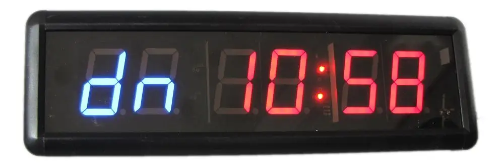 Таймер для тренировок в тренажерном зале электронный счетчик 1 8 дюйма с 6 цифрами