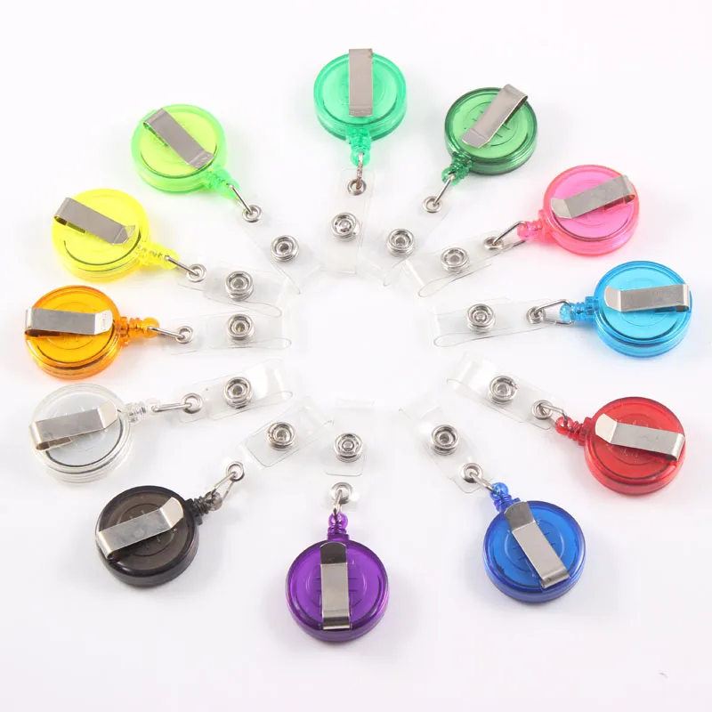 12 видов цветов для выбора выдвижной лыжный пропуск ID карты держатель Бейджа