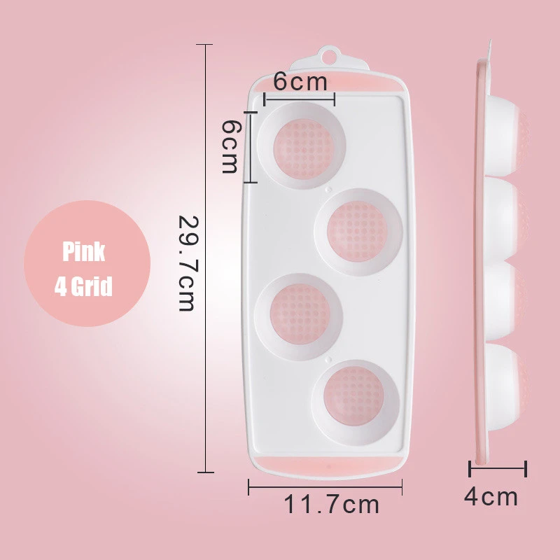 4 Grids Pink 36 решеток, силиконовая форма квадратной формы, форма для льда, поднос для Фруктового мороженого для вина, кухни, бара, аксессуары для питья - Цвет: 4 Grids Pink