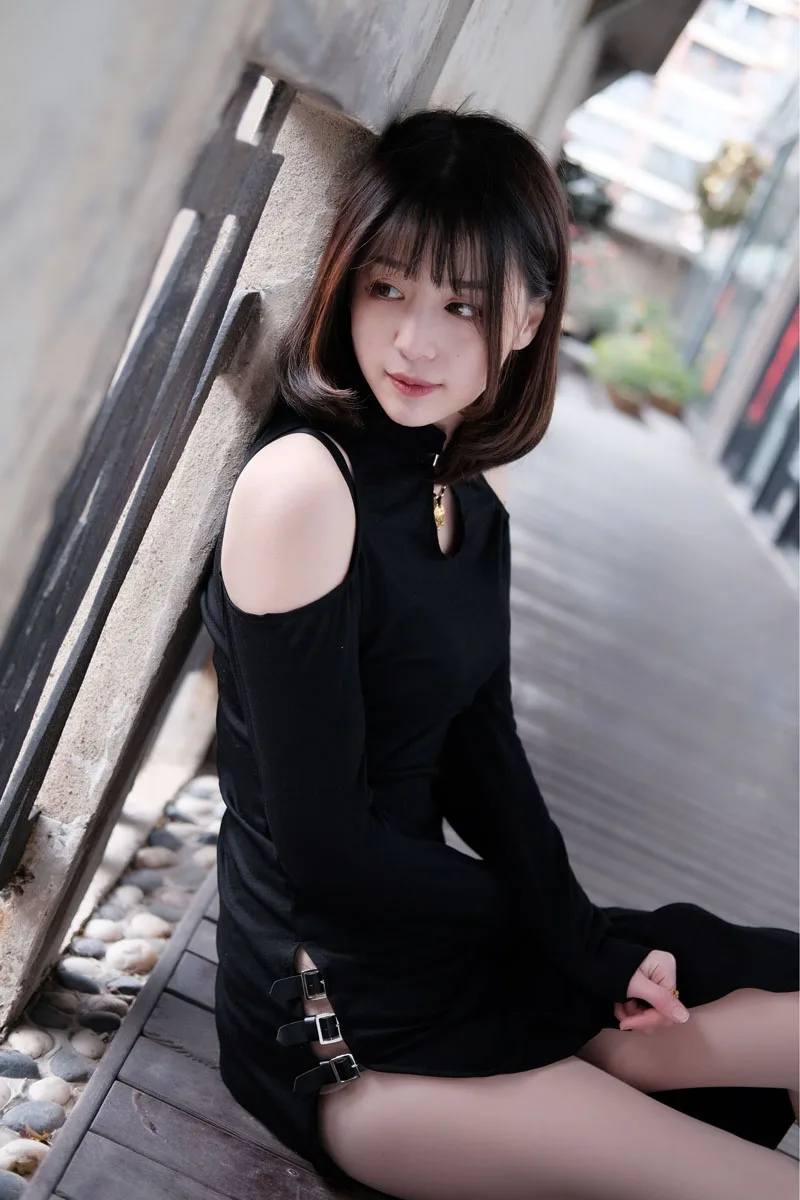 Женское винтажное платье Ципао длинное черное в темноте с пряжкой на поясе стиле