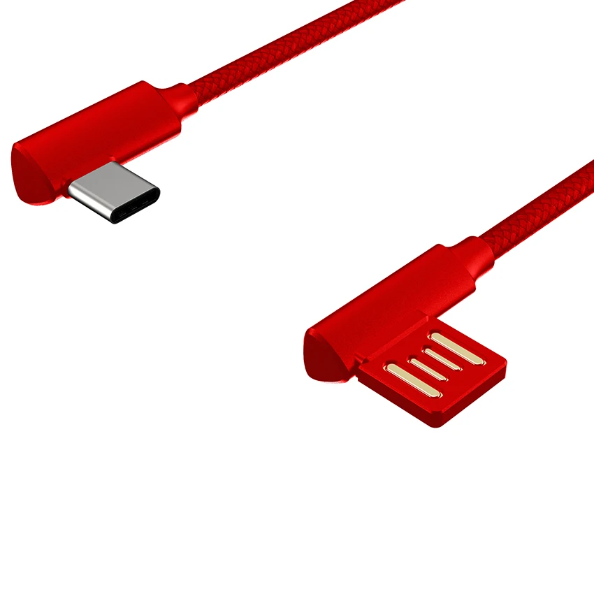 1,2 м/1,8 м Тип usb C 90 градусов), Кабель с разъемом usb-c для быстрой зарядки Тип type-C для передачи данных провод для Samsung S8 S9 Note 9 8 Xiaomi mi8 oneplus 6T