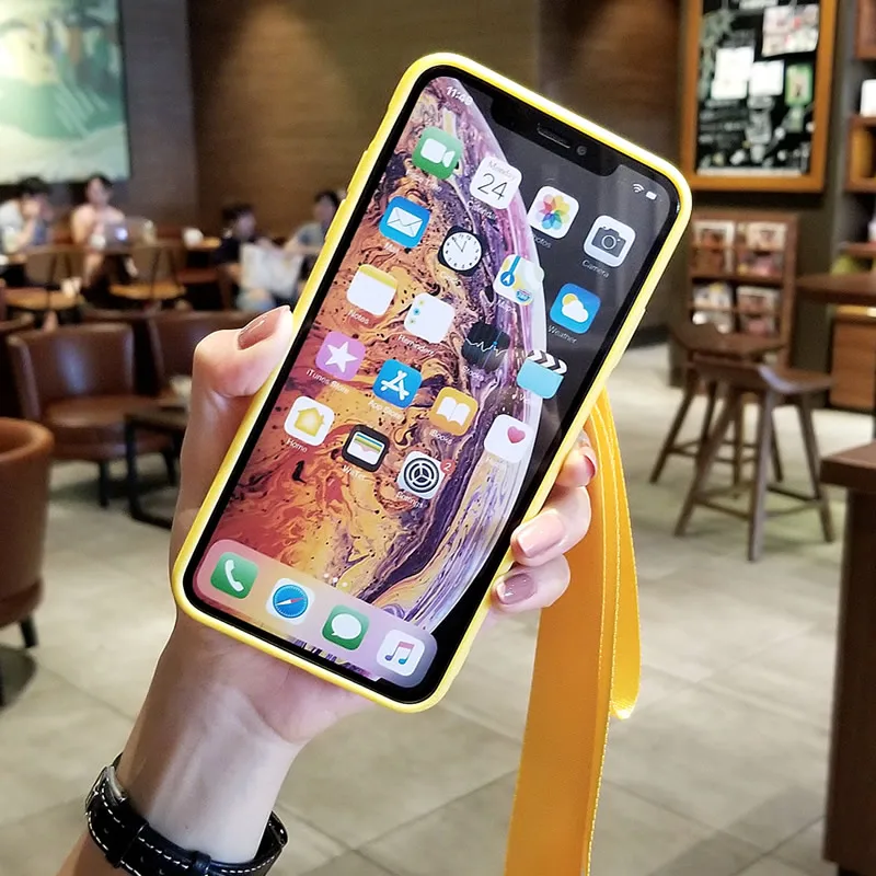 Totoro case for iPhone XS/X 7/8 plus cartoon cat silicone back cover XS Max shell 6 6s+ 3D holder + strap |