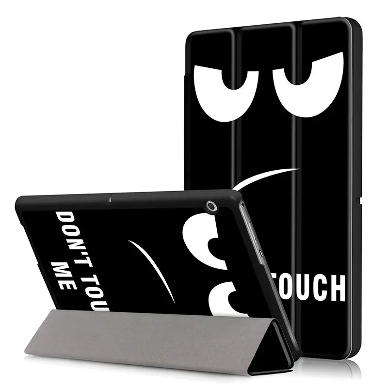 Чехол для huawei MediaPad T3 10 AGS-W09 AGS-L09 AGS-L03 9," обложка чехол Funda для чехол для игровой площадки 2 9,6 Тонкий флип чехол+ Защитная пленка на экран+ подставка для ручек - Цвет: D022
