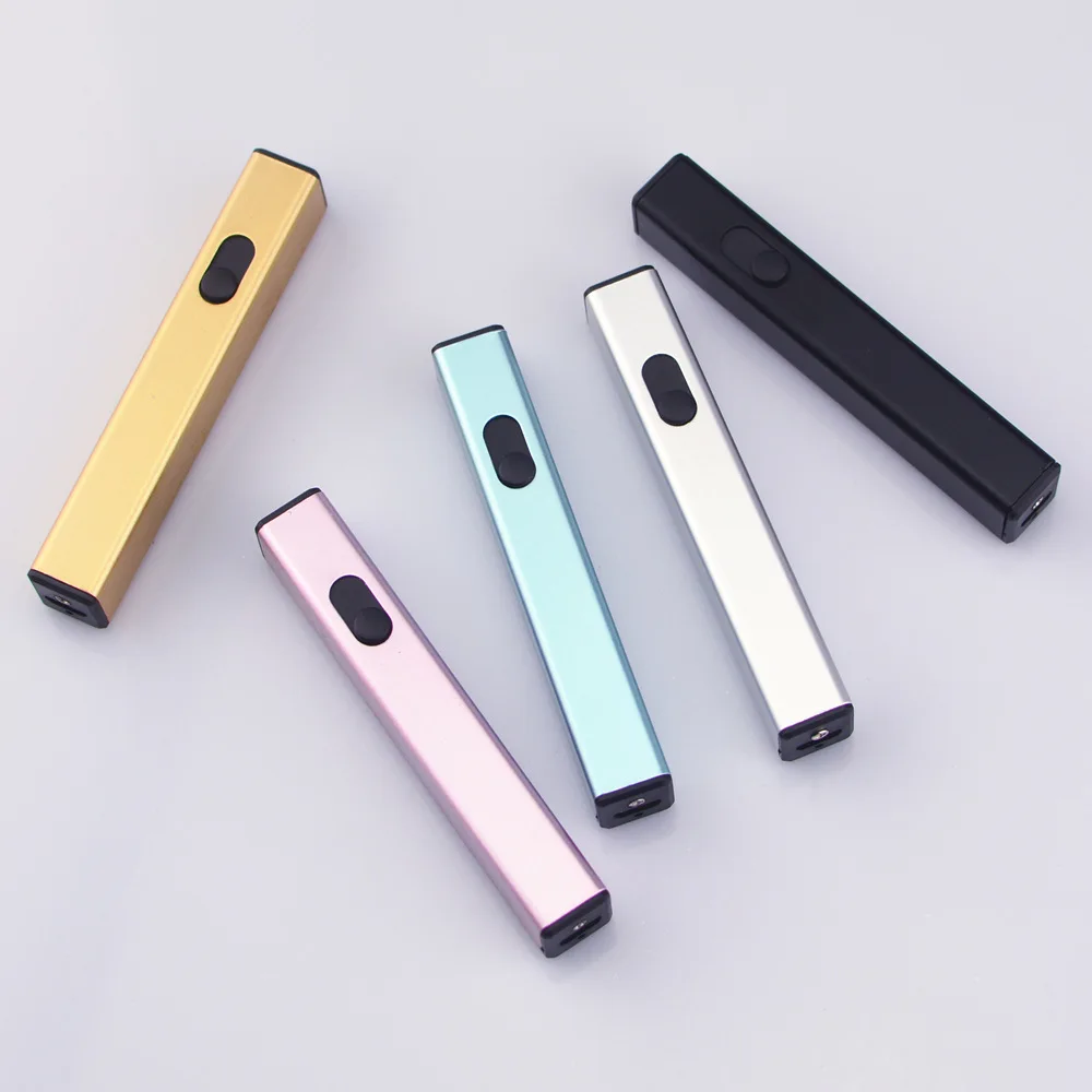 Креативные перезаряжаемые тонкие мини портативные электрические зажигалки USB