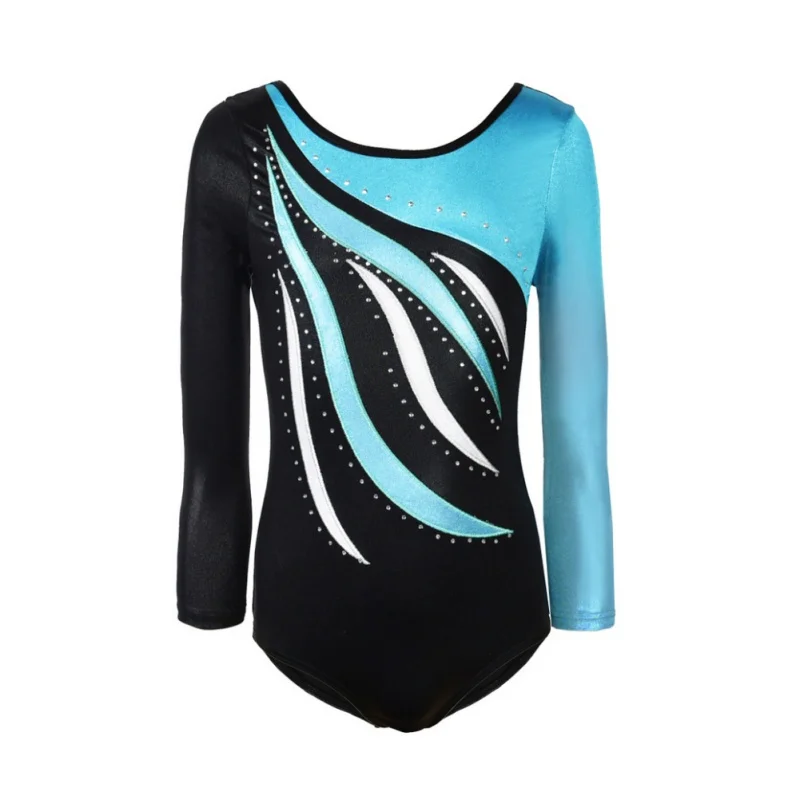 New Kids Dance Wear Girls Long Sleeves Ballet Dress Gymnastics Leotards Acrobatics | Тематическая одежда и униформа