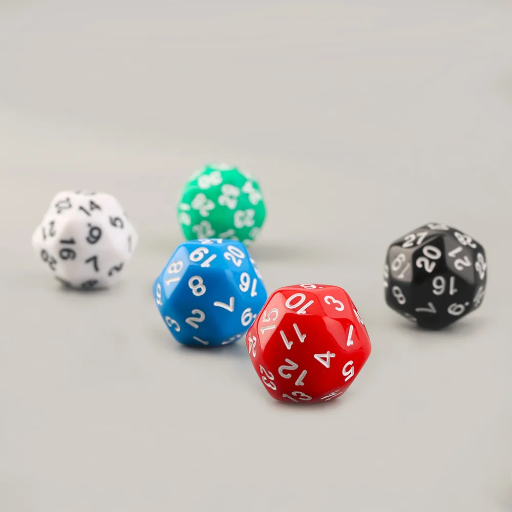 

1Pcs Foreign Trade Sells Many Dice Big Dice 30-sided Dice Digital Sieve 25mm