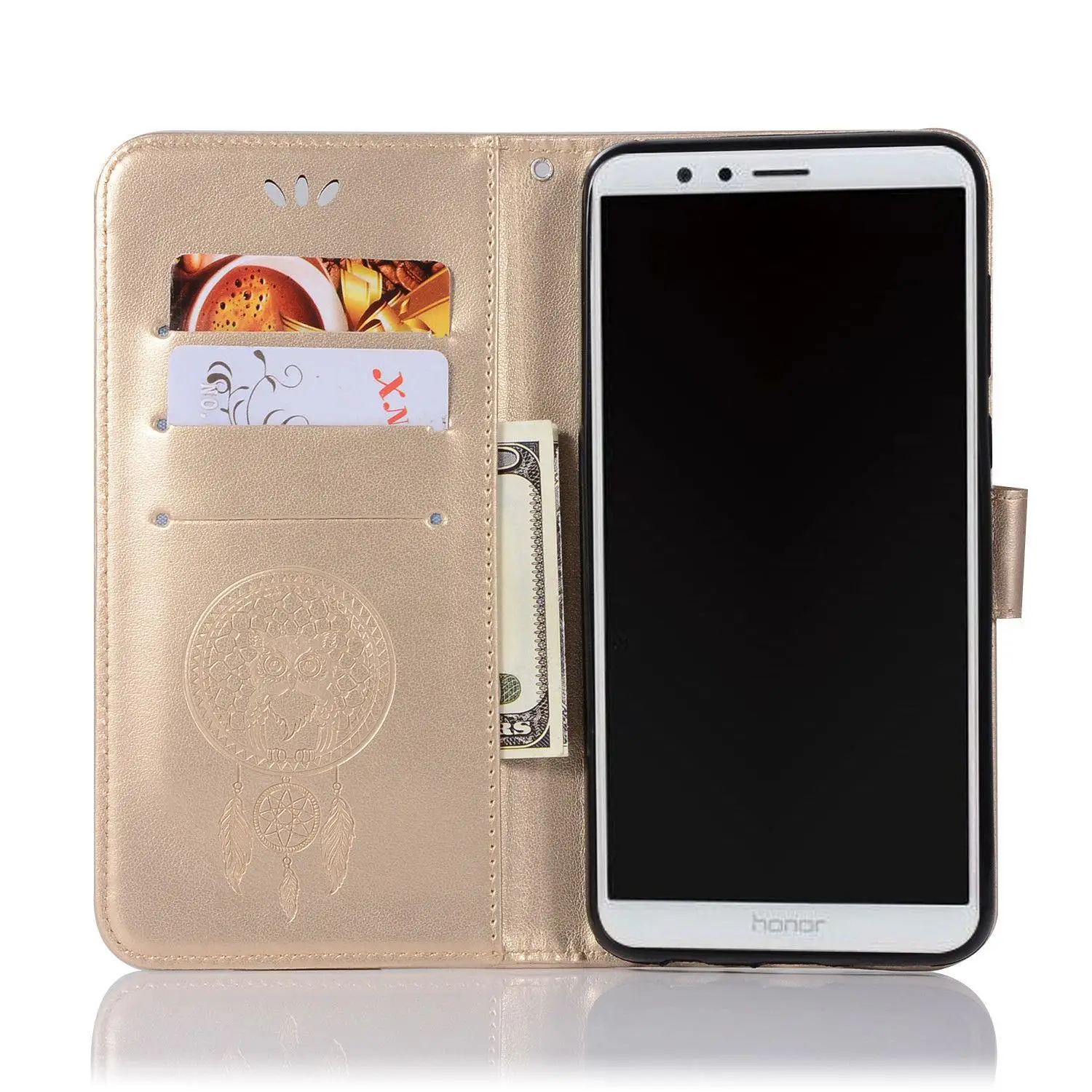 Cover For Huawei Y5 / Y6 Y7 Y9 2018 Nova 2 Lite Honor 7A Owl Pattern Flip Wallet PU Leather Case Stand case | Мобильные телефоны и